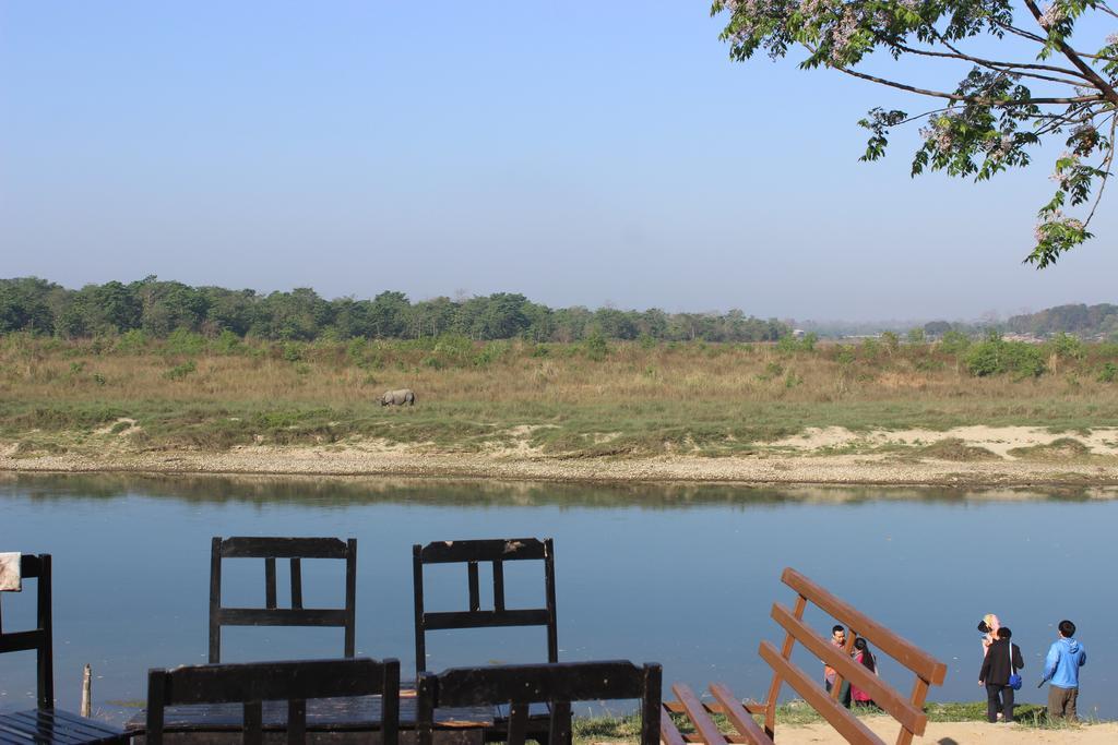 Jungle Wildlife Camp Hotel Sauraha Kültér fotó