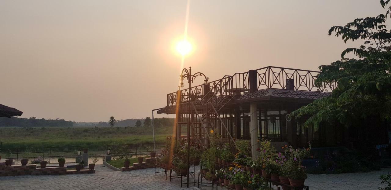 Jungle Wildlife Camp Hotel Sauraha Kültér fotó
